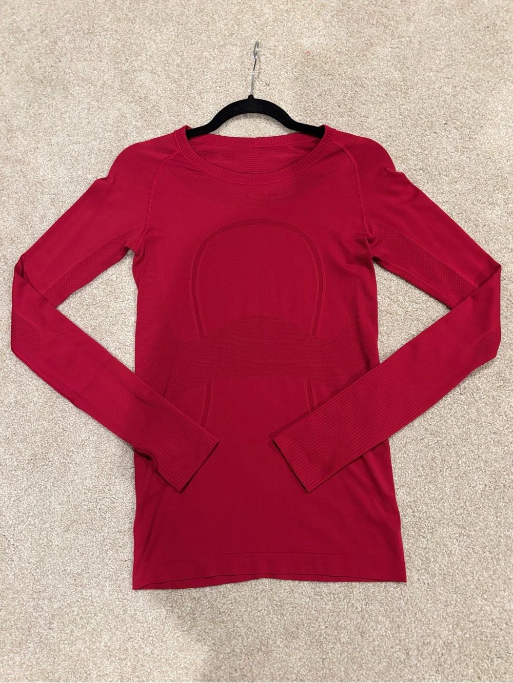 lululemon athletica Swiftly Seamless Long-Sleeve Performance Top - Red